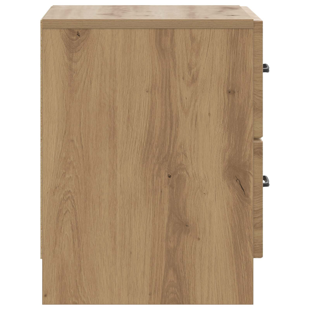 vidaXL Szafka Nocna z szufladą 2 pcs Dąb artisan 43 x 34,5 x 44,5 cm