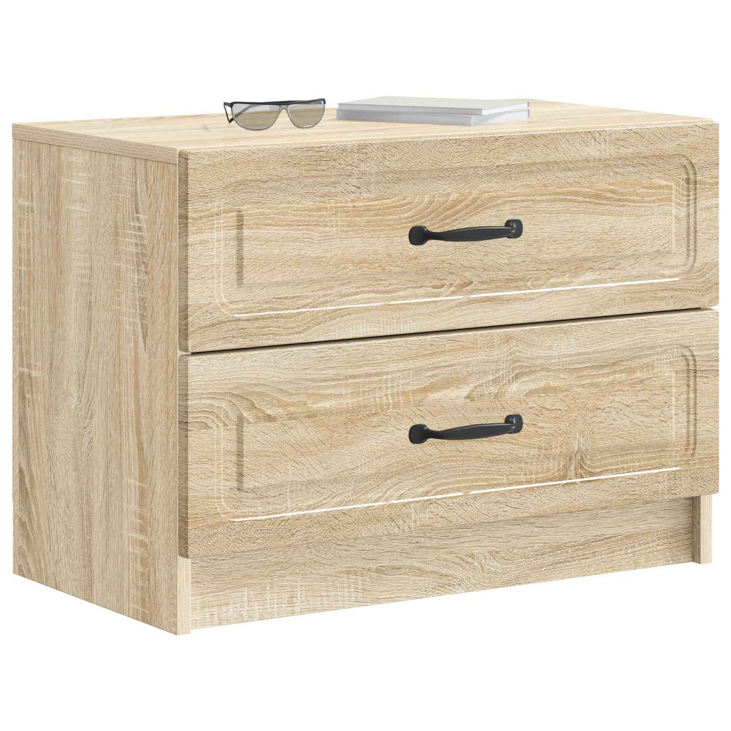 vidaXL Szafka Nocna dąb Sonoma 62 x 34,5 x 44,5 cm Drewno inżynieryjne