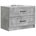 vidaXL Szafka Nocna z szufladą Betonowy szary 62 x 34,5 x 44,5 cm