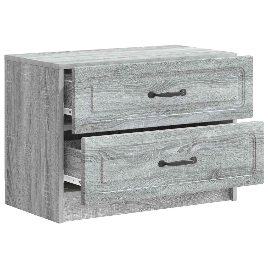 vidaXL Szafka Nocna z szufladą Szary Sonoma 62 x 34,5 x 44,5 cm