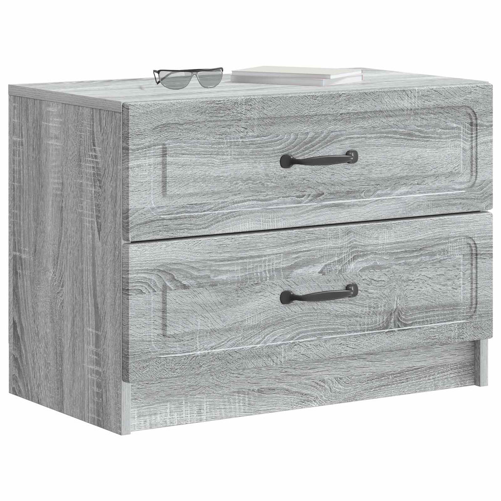 vidaXL Szafka Nocna z szufladą Szary Sonoma 62 x 34,5 x 44,5 cm
