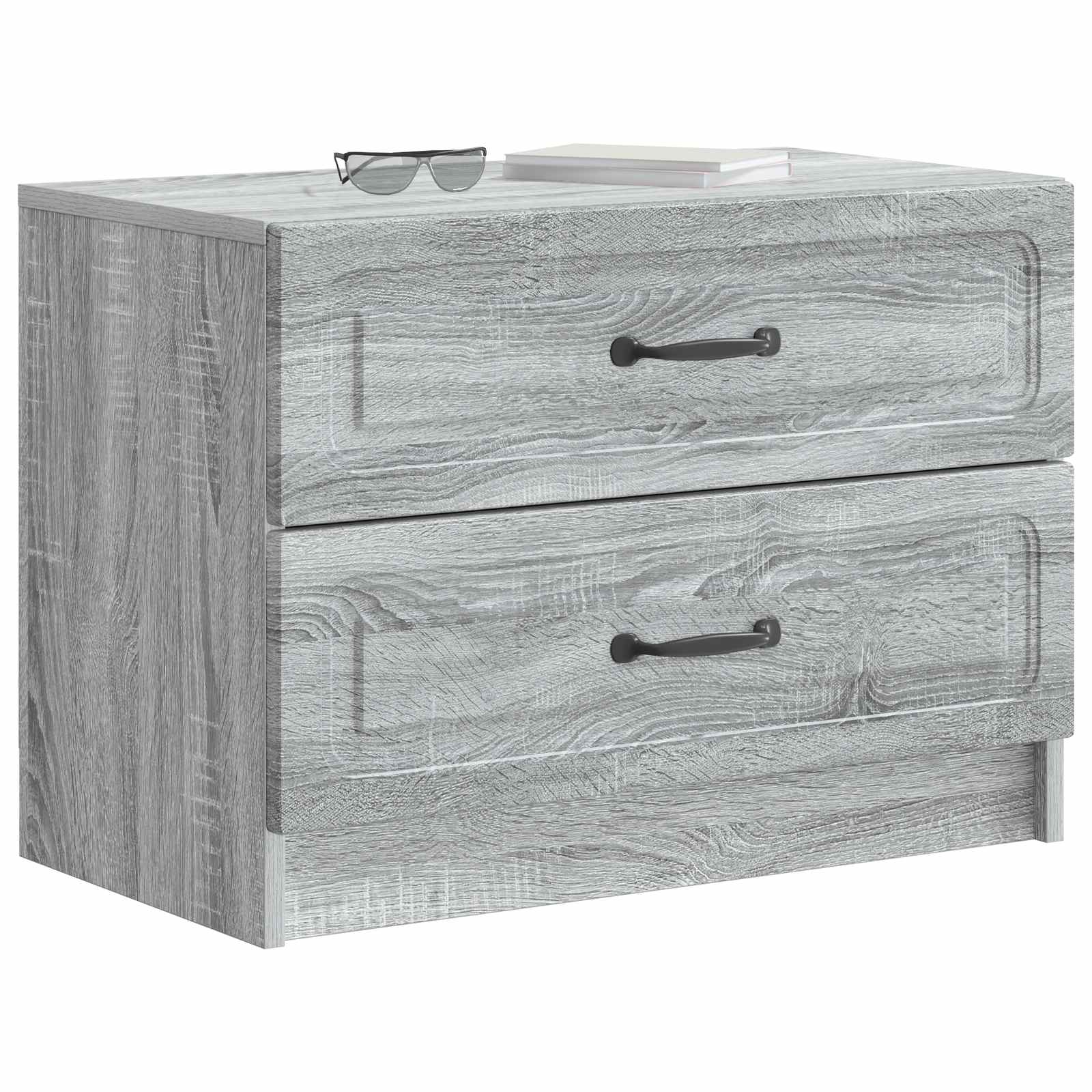 vidaXL Szafka Nocna z szufladą Szary Sonoma 62 x 34,5 x 44,5 cm