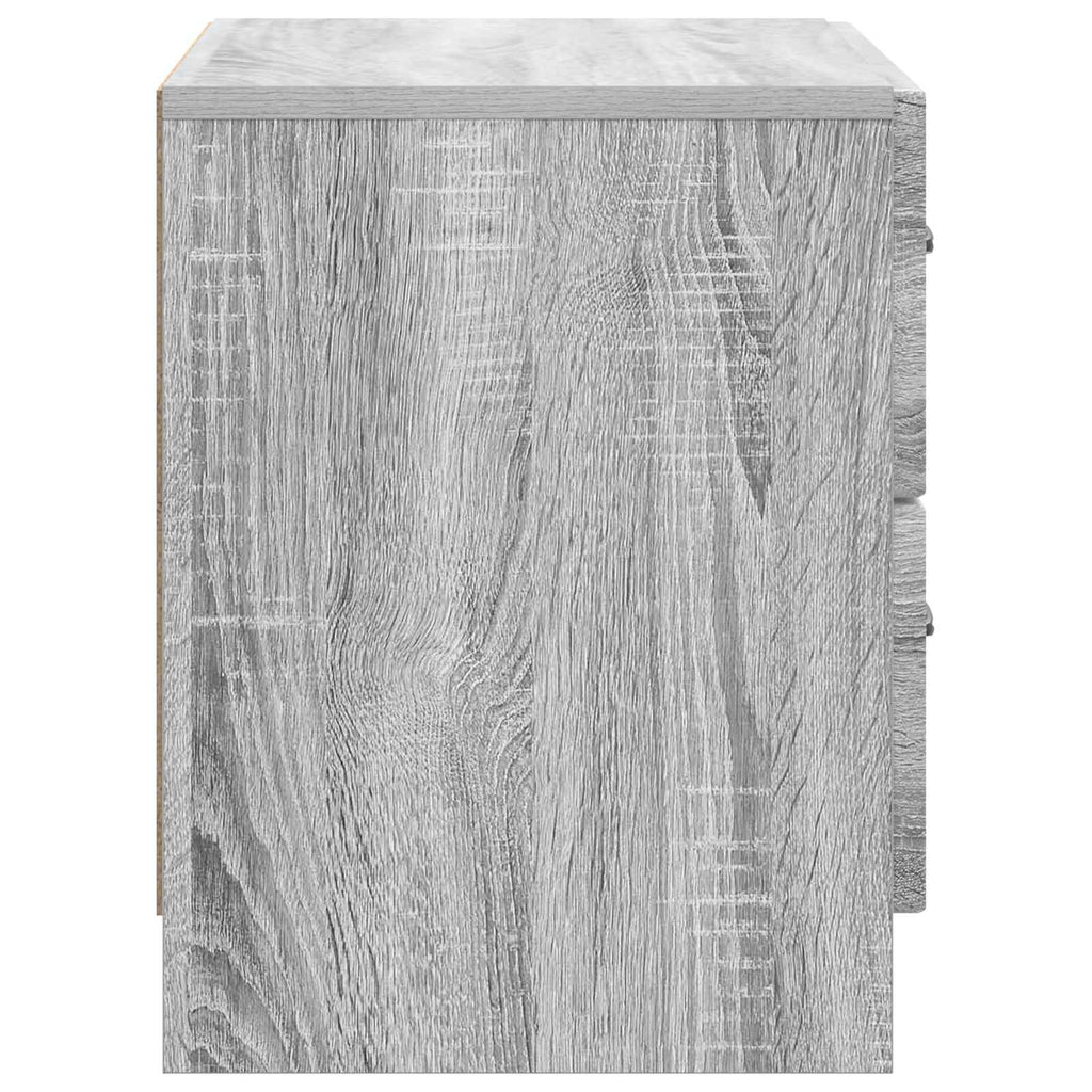 vidaXL Szafka Nocna z szufladą Szary Sonoma 62 x 34,5 x 44,5 cm