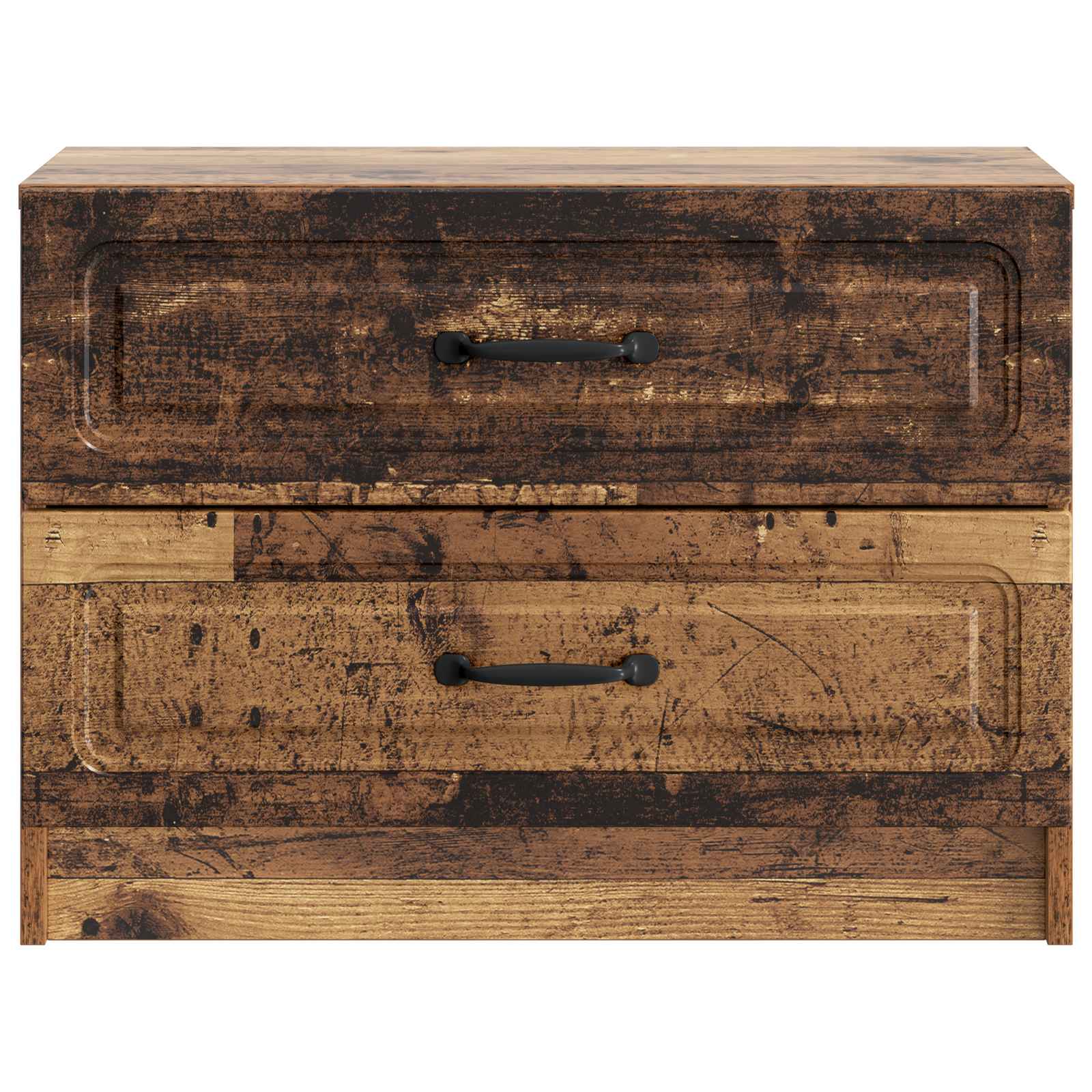vidaXL Szafka Nocna z szufladą Stare drewno 62 x 34,5 x 44,5 cm