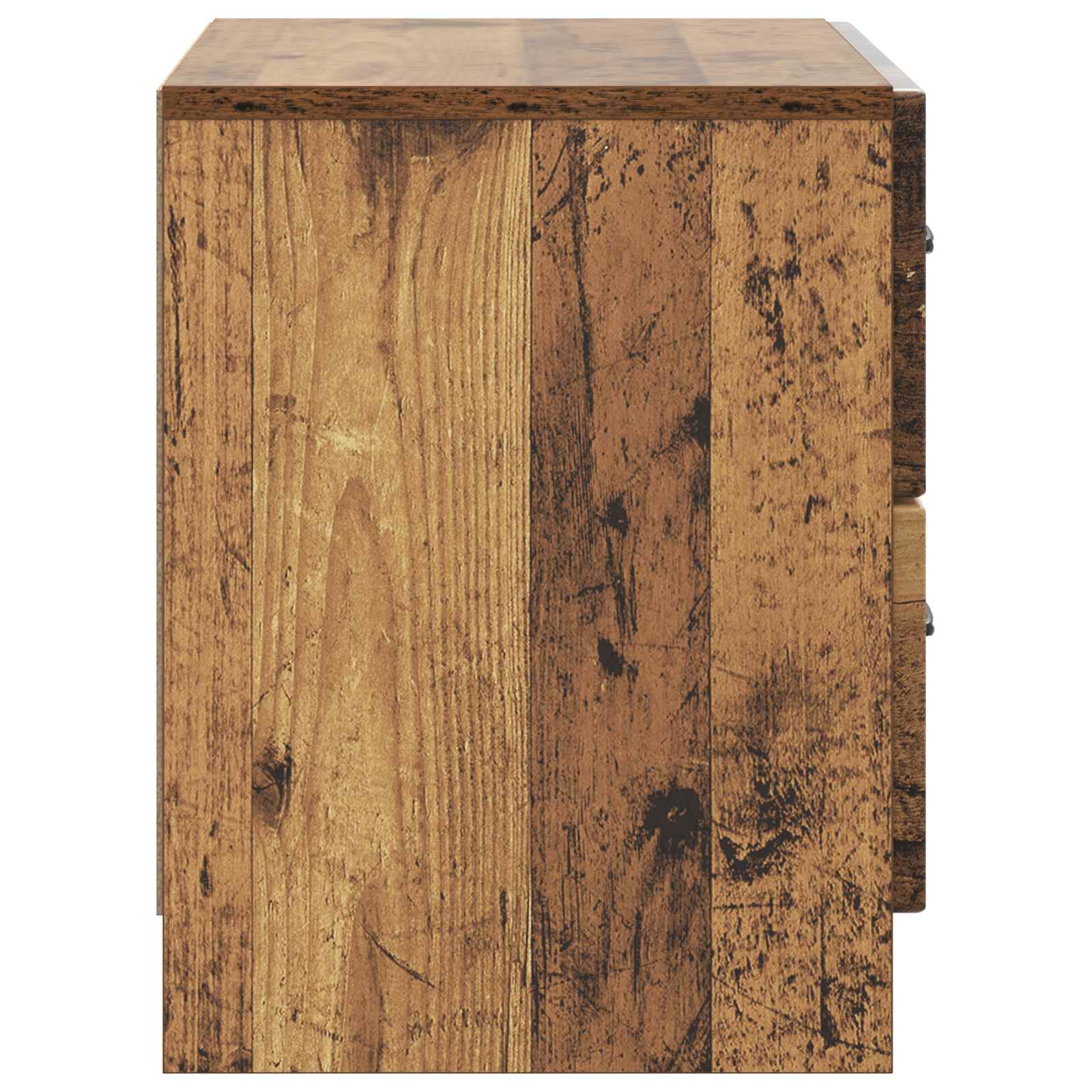 vidaXL Szafka Nocna z szufladą Stare drewno 62 x 34,5 x 44,5 cm