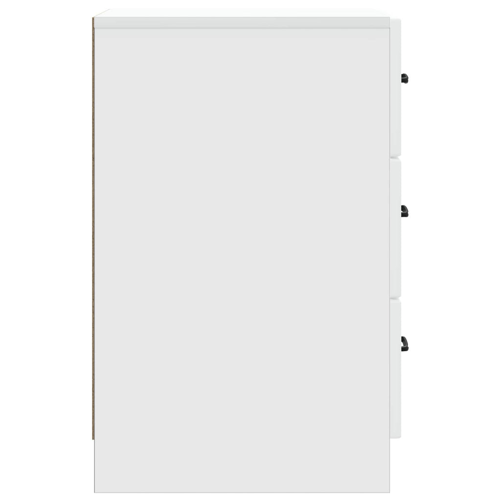 vidaXL Szafka Nocna Biały 43 x 41 x 63,5 cm Drewno inżynieryjne