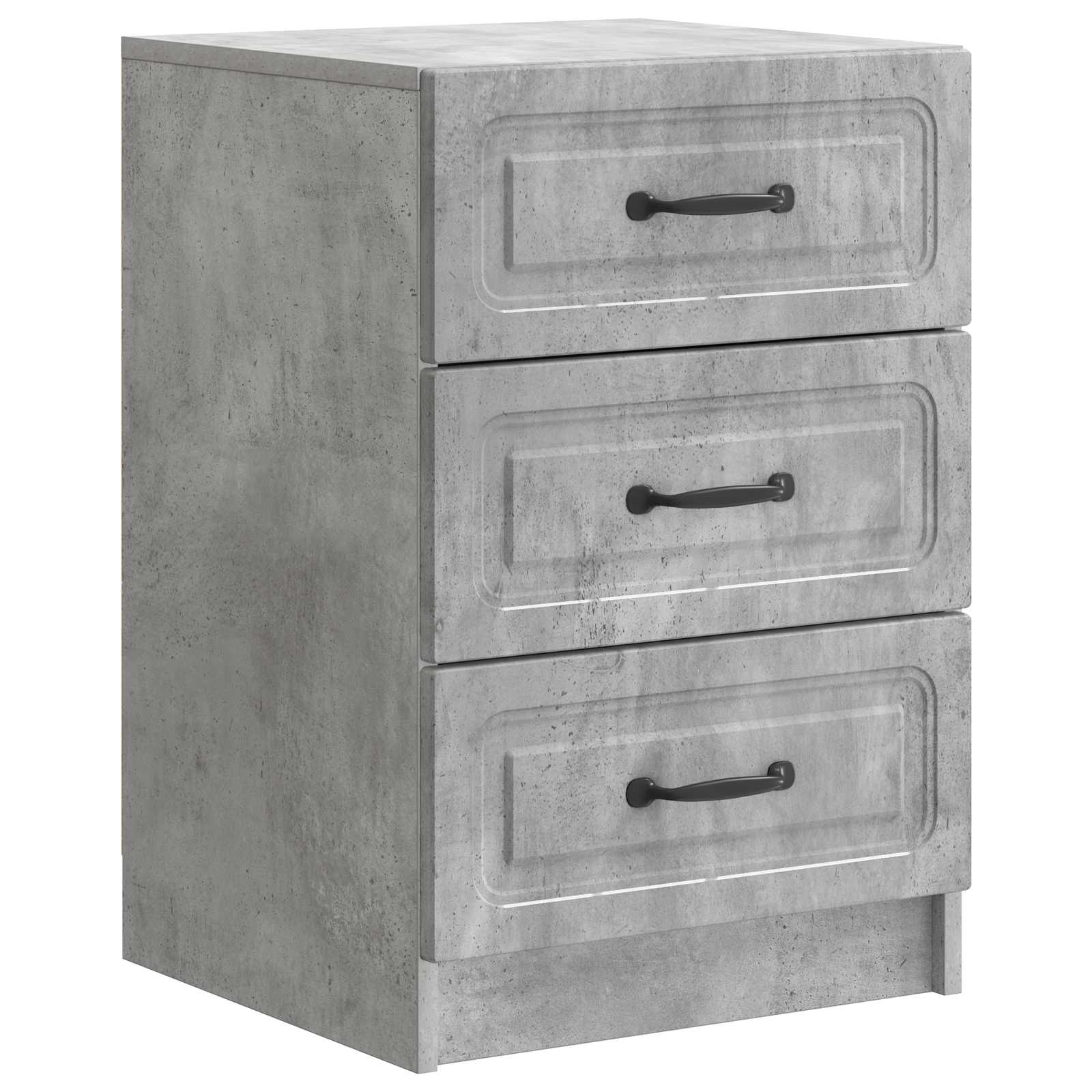 vidaXL Szafka Nocna z szufladą Betonowy szary 43 x 41 x 63,5 cm