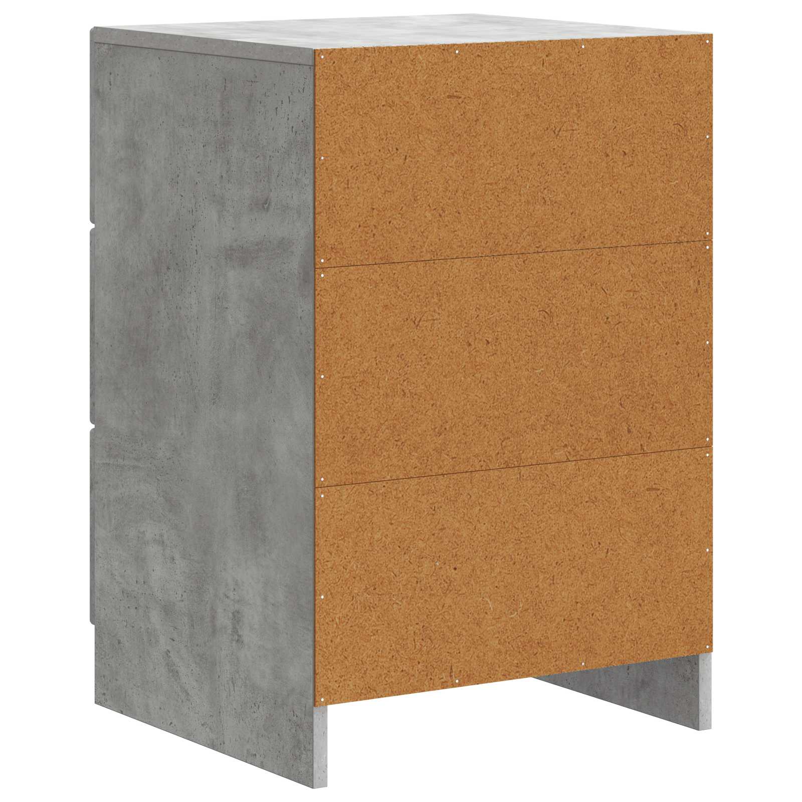 vidaXL Szafka Nocna z szufladą Betonowy szary 43 x 41 x 63,5 cm
