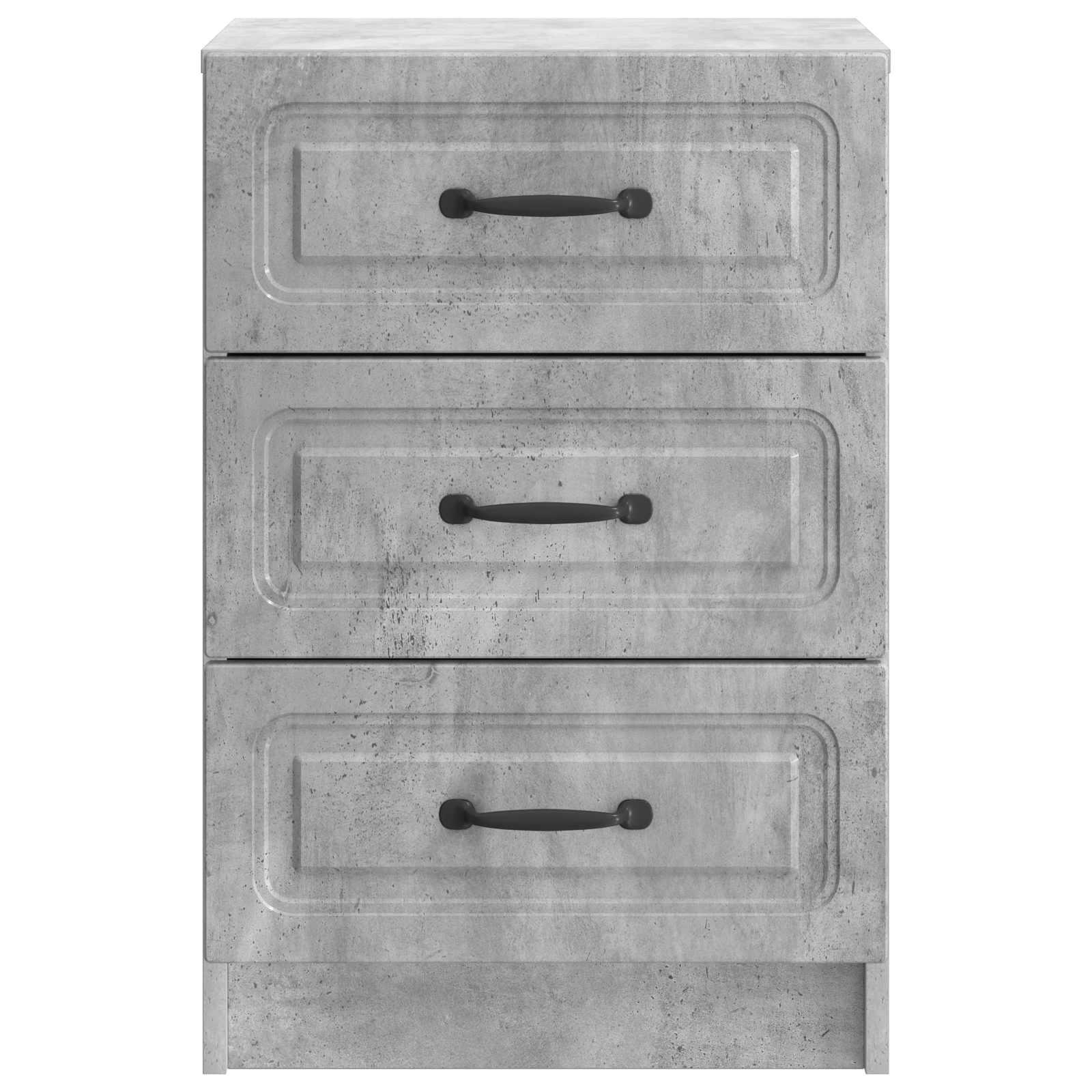 vidaXL Szafka Nocna z szufladą Betonowy szary 43 x 41 x 63,5 cm