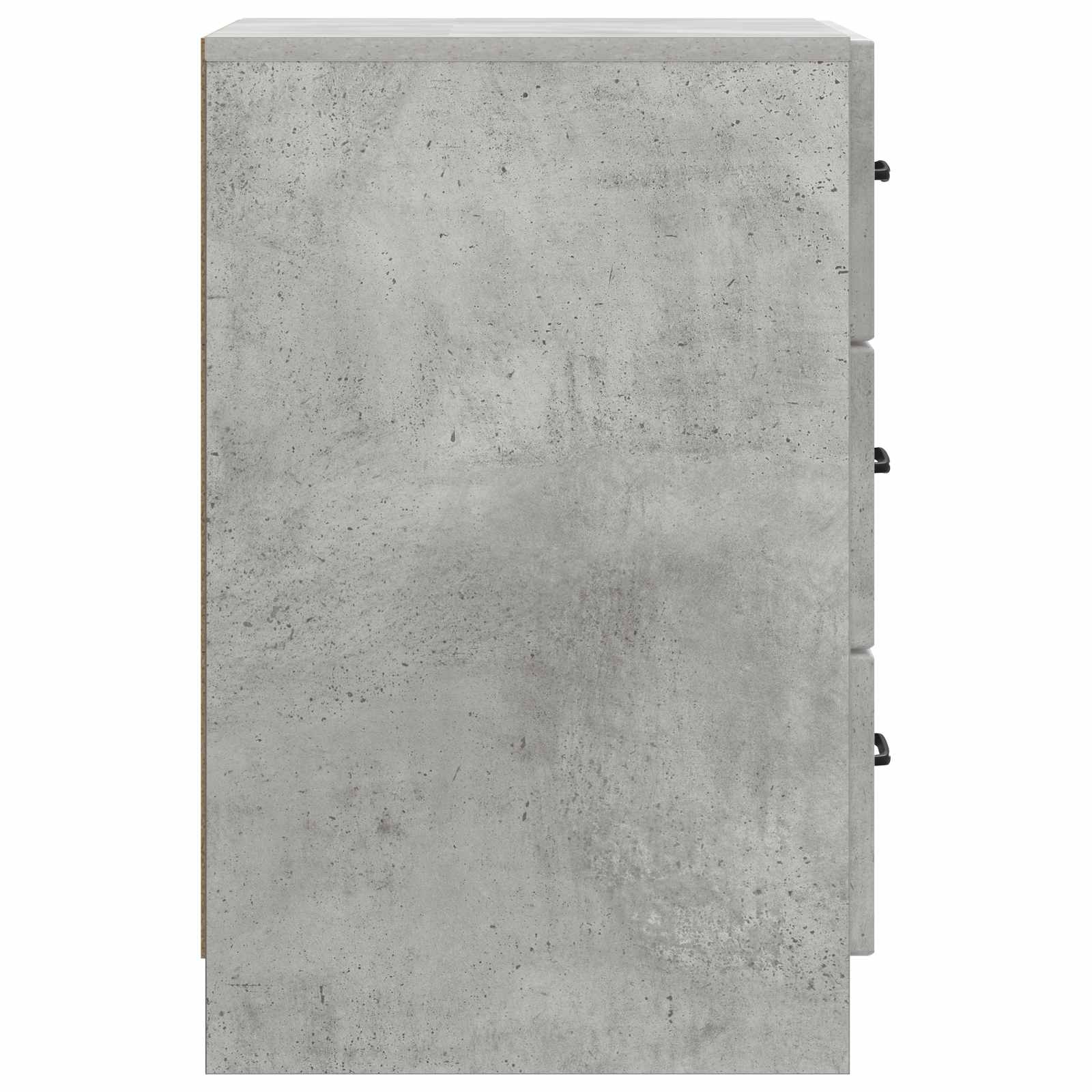 vidaXL Szafka Nocna z szufladą Betonowy szary 43 x 41 x 63,5 cm