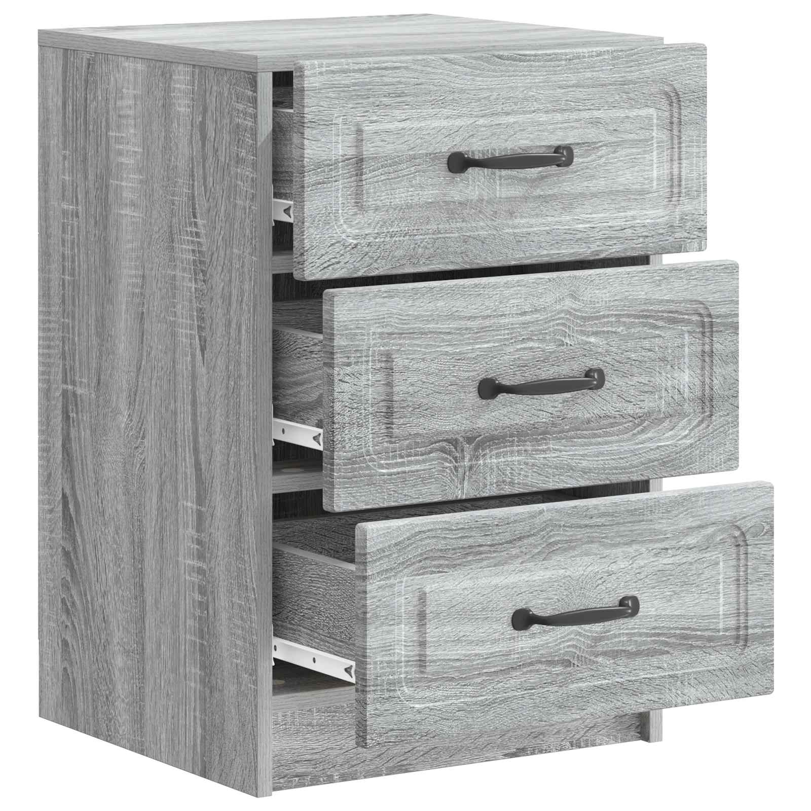 vidaXL Szafka Nocna Szary Sonoma 43 x 41 x 63,5 cm Drewno inżynieryjne