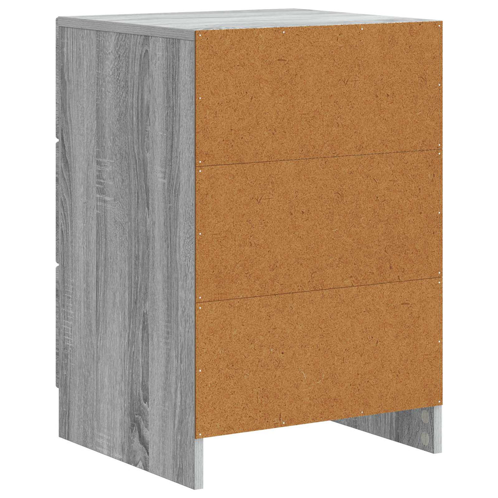 vidaXL Szafka Nocna Szary Sonoma 43 x 41 x 63,5 cm Drewno inżynieryjne