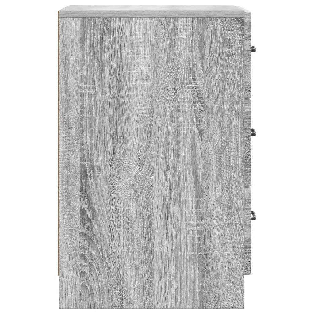 vidaXL Szafka Nocna Szary Sonoma 43 x 41 x 63,5 cm Drewno inżynieryjne