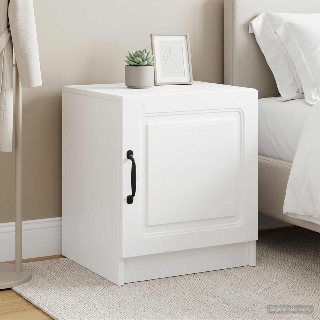 vidaXL Szafka Nocna 2 szt. Biały 43 x 34,5 x 47 cm Drewno inżynieryjne