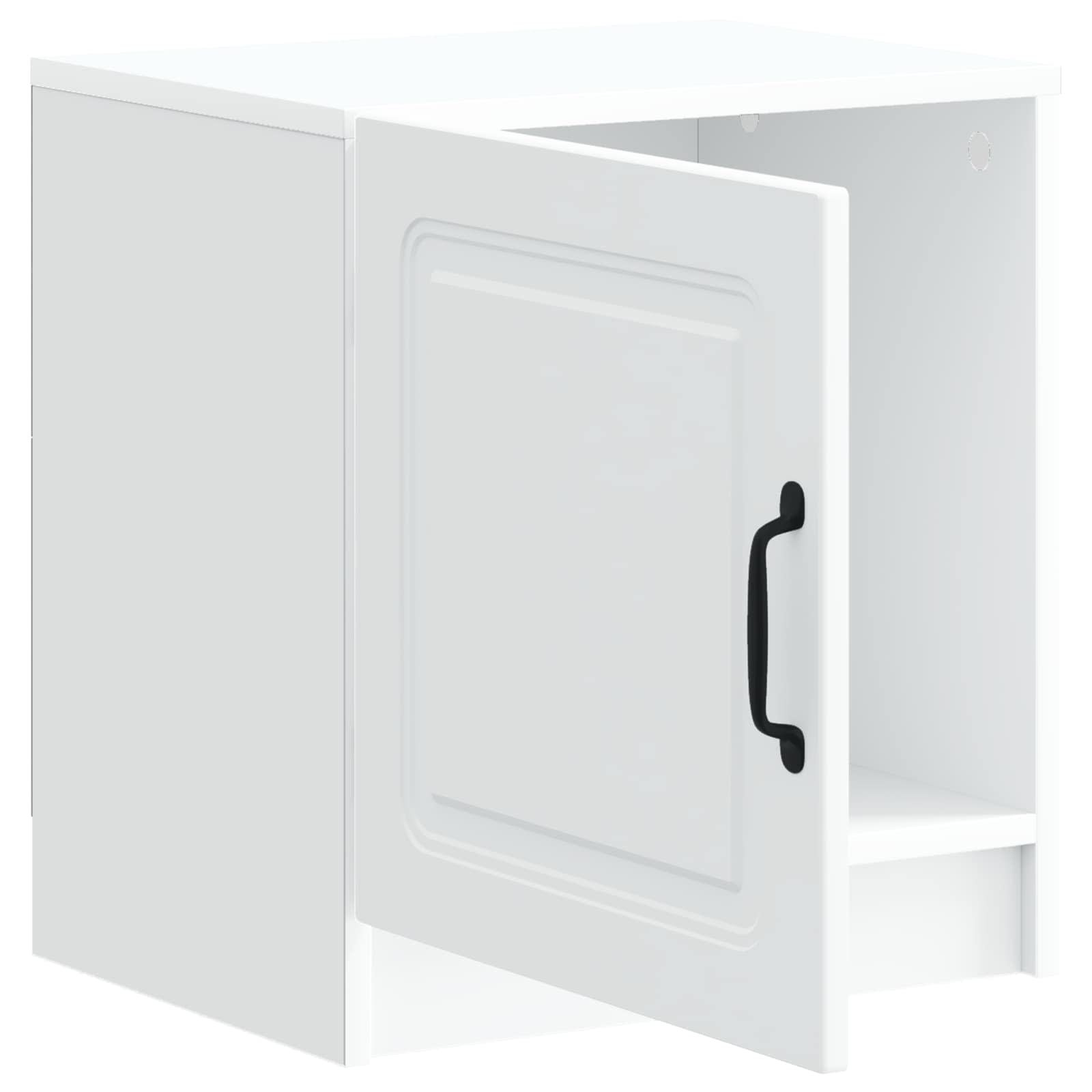 vidaXL Szafka Nocna 2 pcs Biały 43 x 34,5 x 47 cm Drewno inżynieryjne