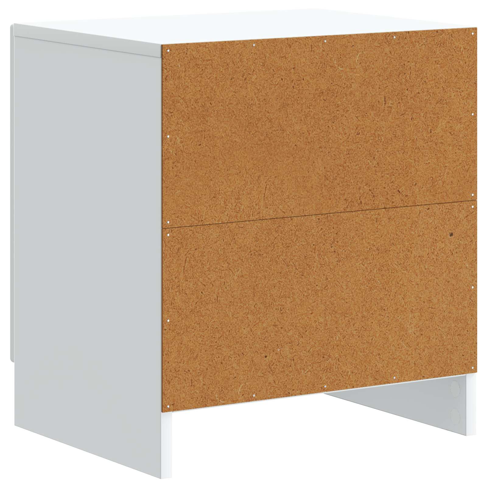 vidaXL Szafka Nocna 2 pcs Biały 43 x 34,5 x 47 cm Drewno inżynieryjne