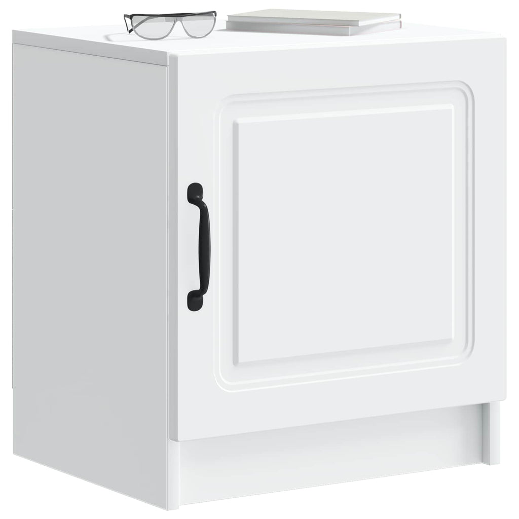 vidaXL Szafka Nocna 2 pcs Biały 43 x 34,5 x 47 cm Drewno inżynieryjne