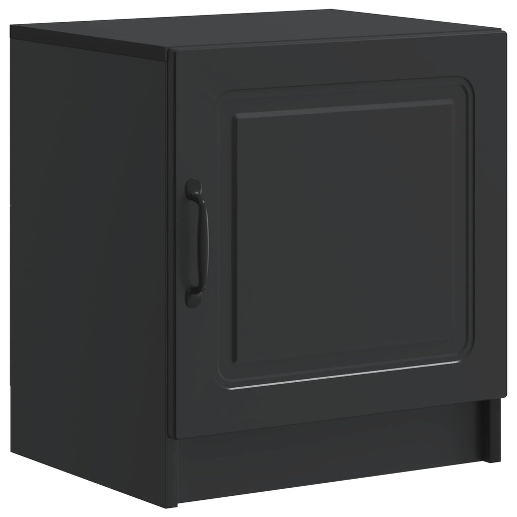 vidaXL Szafka Nocna Czarny 43 x 34,5 x 47 cm Drewno inżynieryjne