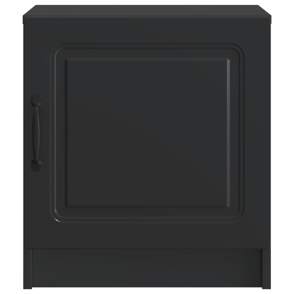 vidaXL Szafka Nocna Czarny 43 x 34,5 x 47 cm Drewno inżynieryjne
