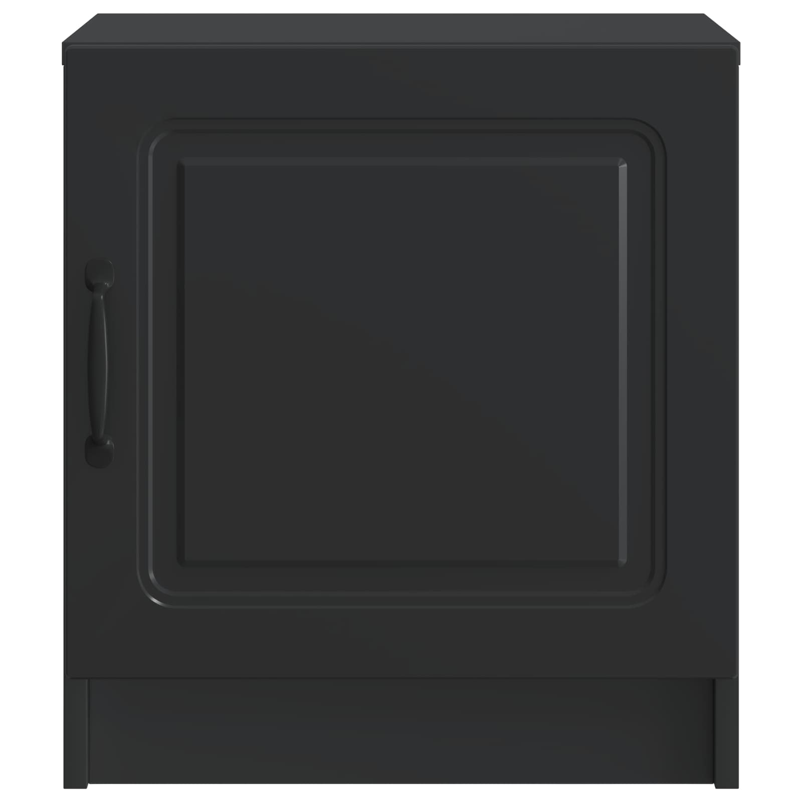 vidaXL Szafka Nocna Czarny 43 x 34,5 x 47 cm Drewno inżynieryjne