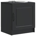 vidaXL Szafka Nocna Czarny 43 x 34,5 x 47 cm Drewno inżynieryjne