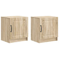 vidaXL Szafka Nocna 2 pcs dąb Sonoma 43 x 34,5 x 47 cm