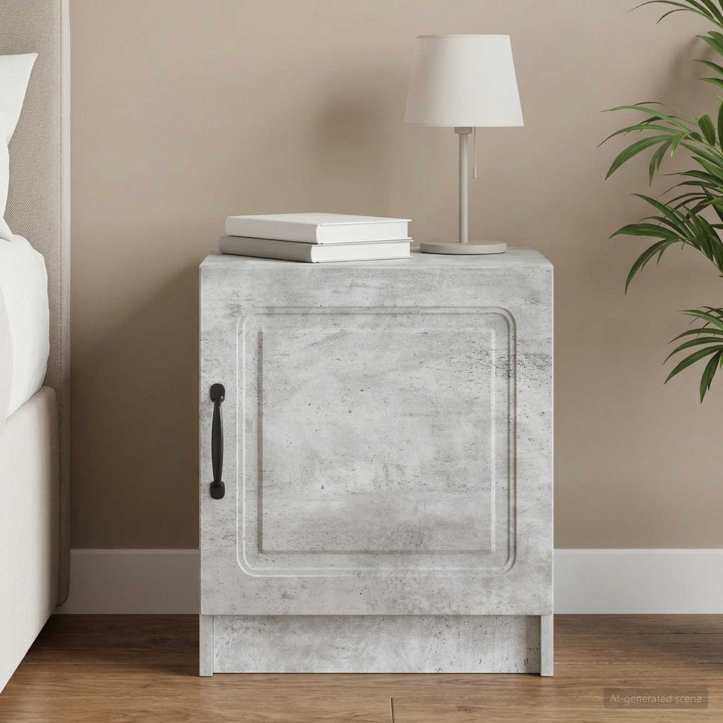vidaXL Szafka Nocna Betonowy szary 43 x 34,5 x 47 cm