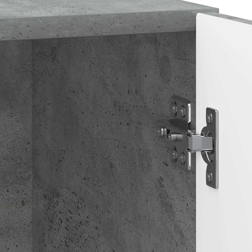 vidaXL Szafka Nocna 2 pcs Betonowy szary 43 x 34,5 x 47 cm