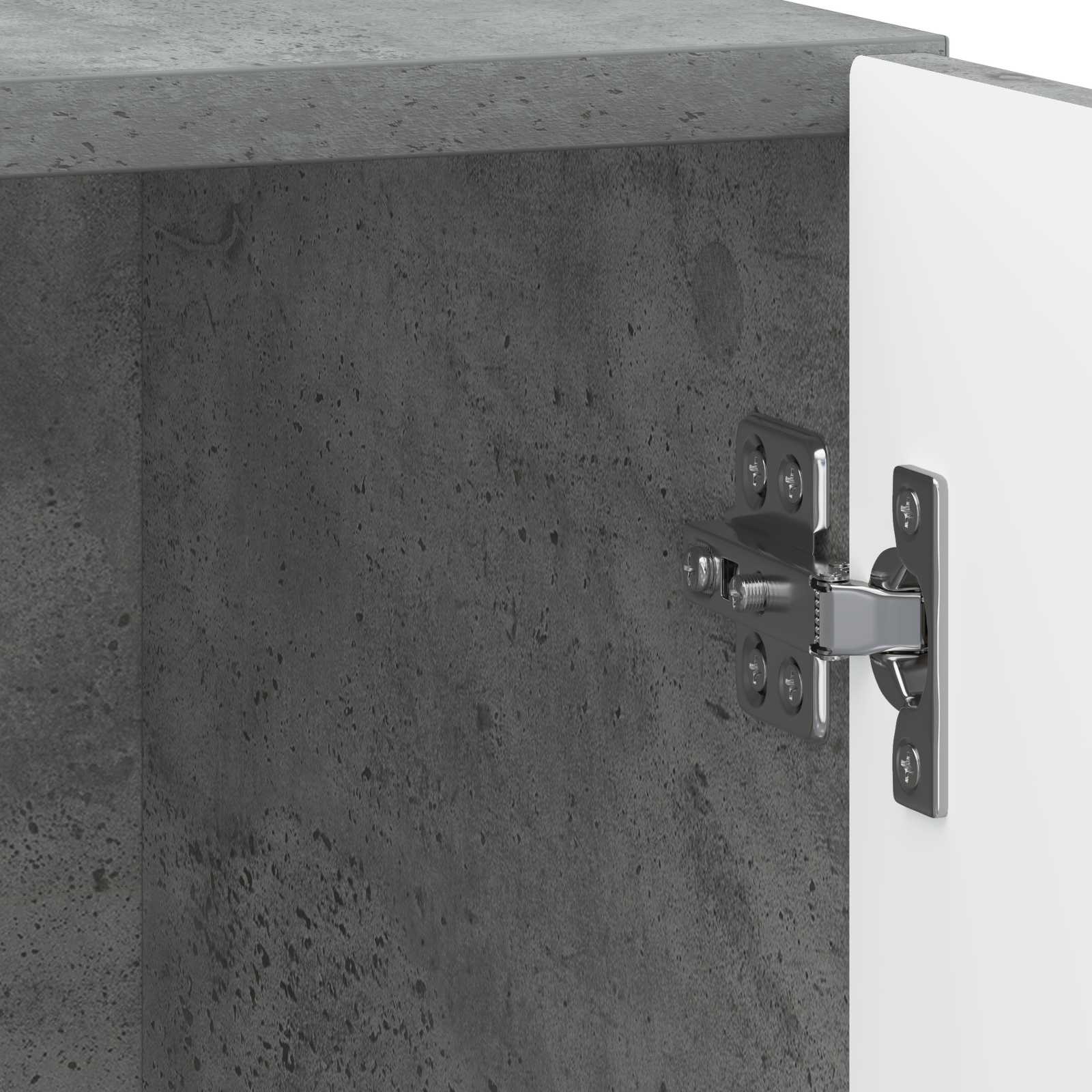vidaXL Szafka Nocna 2 pcs Betonowy szary 43 x 34,5 x 47 cm