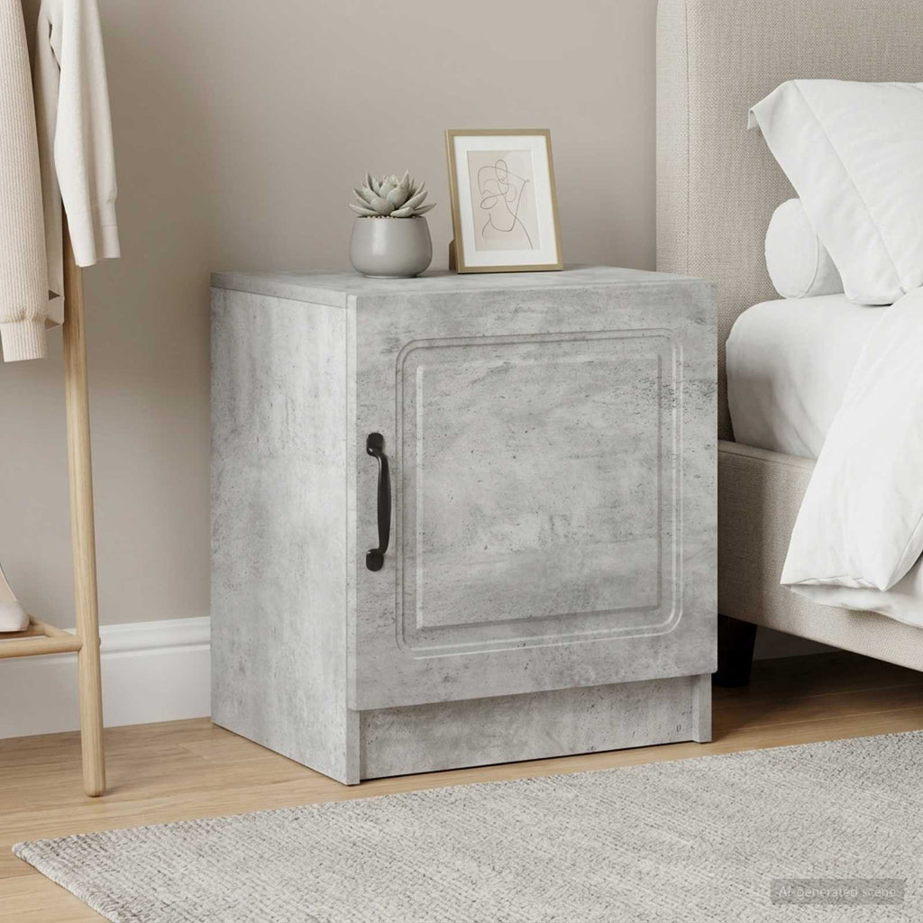 vidaXL Szafka Nocna 2 szt. Betonowy szary 43 x 34,5 x 47 cm