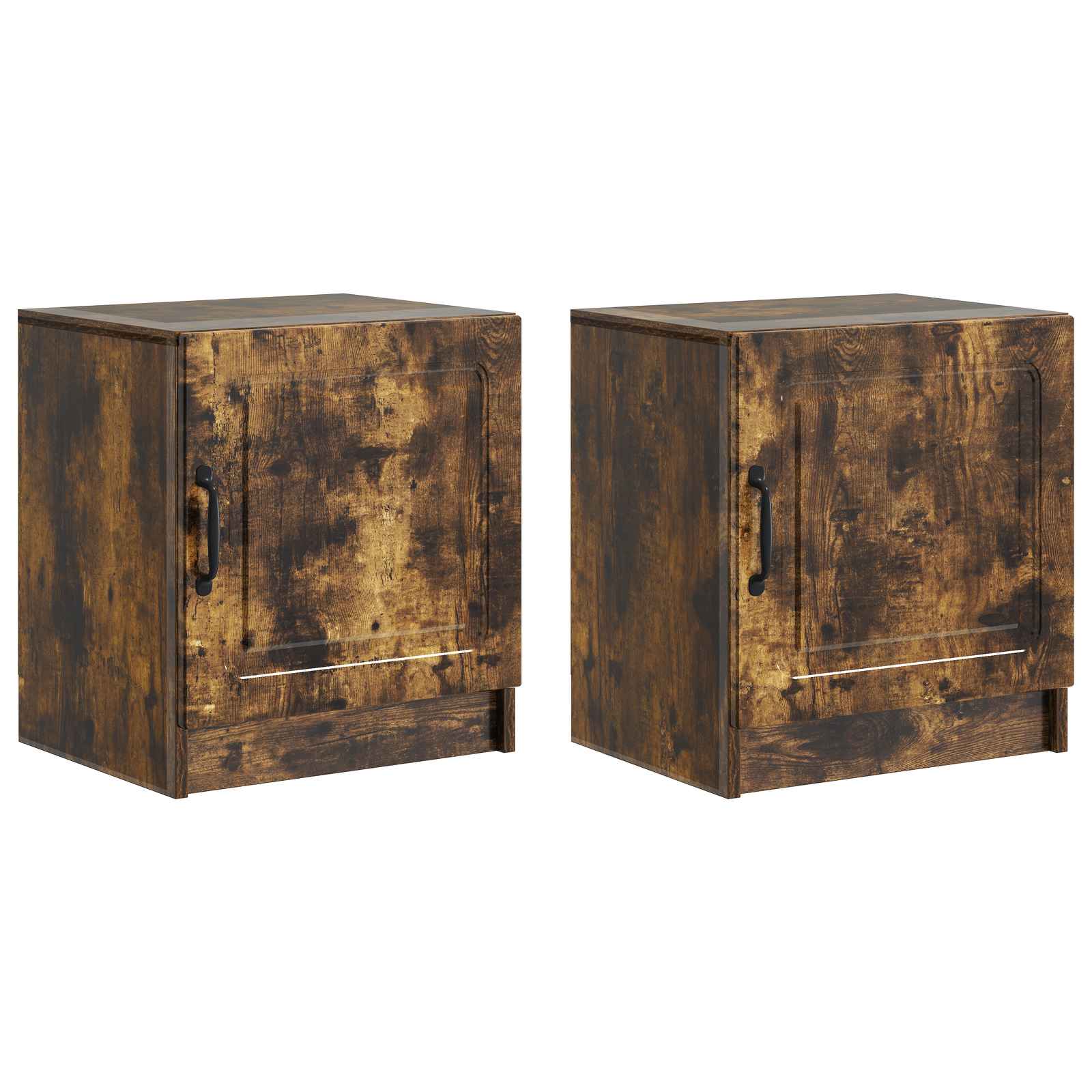 vidaXL Szafka Nocna 2 pcs Dąb wędzony 43 x 34,5 x 47 cm
