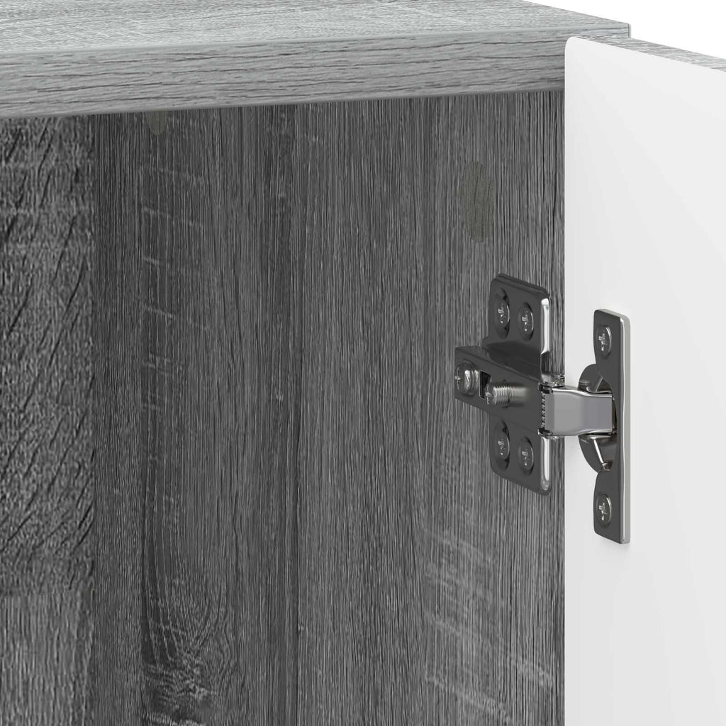 vidaXL Szafka Nocna 2 pcs Szary Sonoma 43 x 34,5 x 47 cm