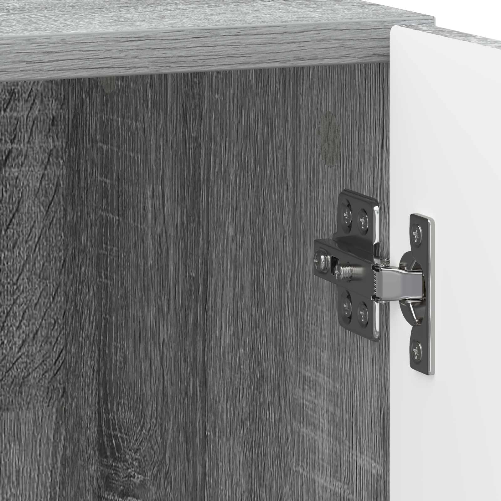 vidaXL Szafka Nocna 2 pcs Szary Sonoma 43 x 34,5 x 47 cm