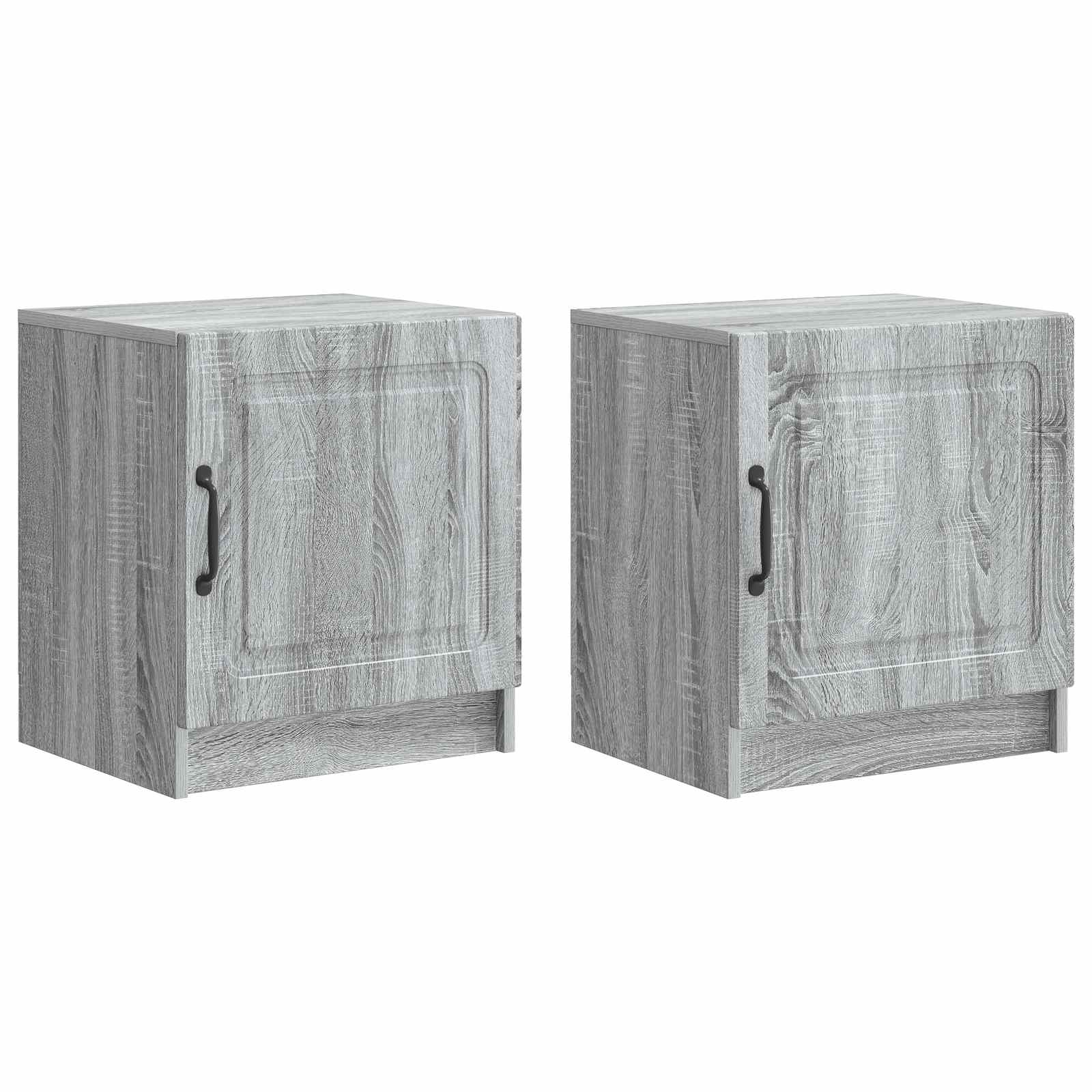 vidaXL Szafka Nocna 2 szt. Szary Sonoma 43 x 34,5 x 47 cm