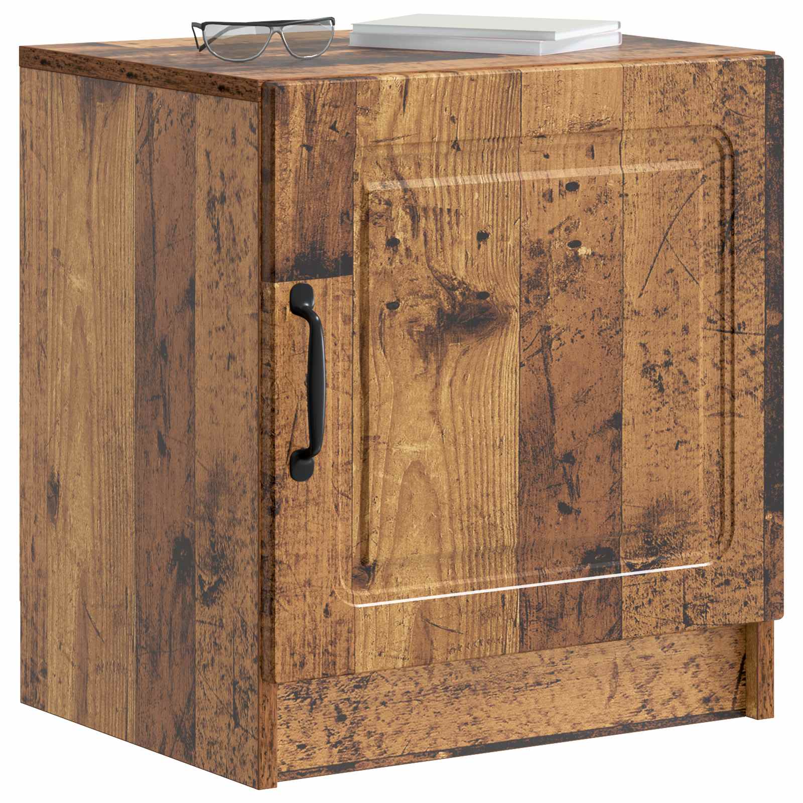 vidaXL Szafka Nocna Stare drewno 43 x 34,5 x 47 cm Drewno inżynieryjne