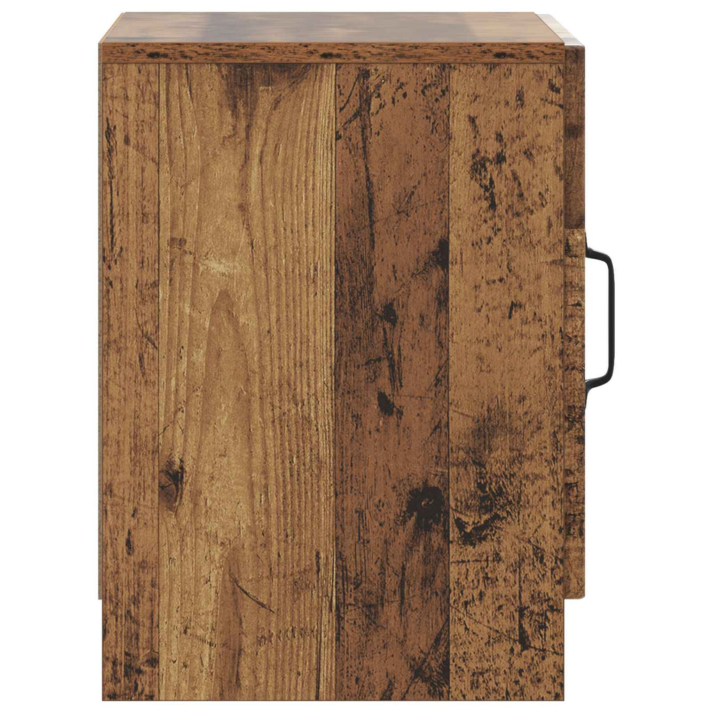 vidaXL Szafka Nocna Stare drewno 43 x 34,5 x 47 cm Drewno inżynieryjne
