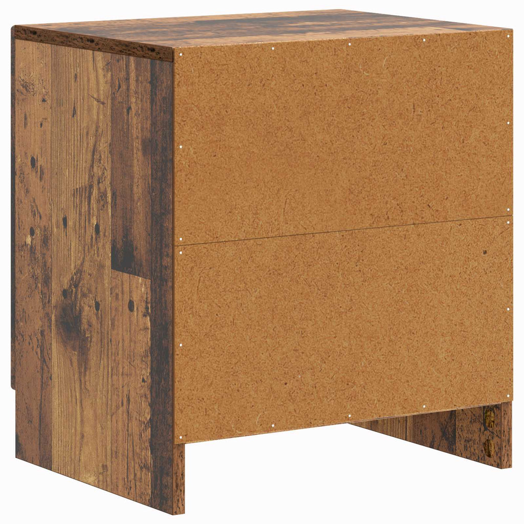 vidaXL Szafka Nocna 2 pcs Stare drewno 43 x 34,5 x 47 cm