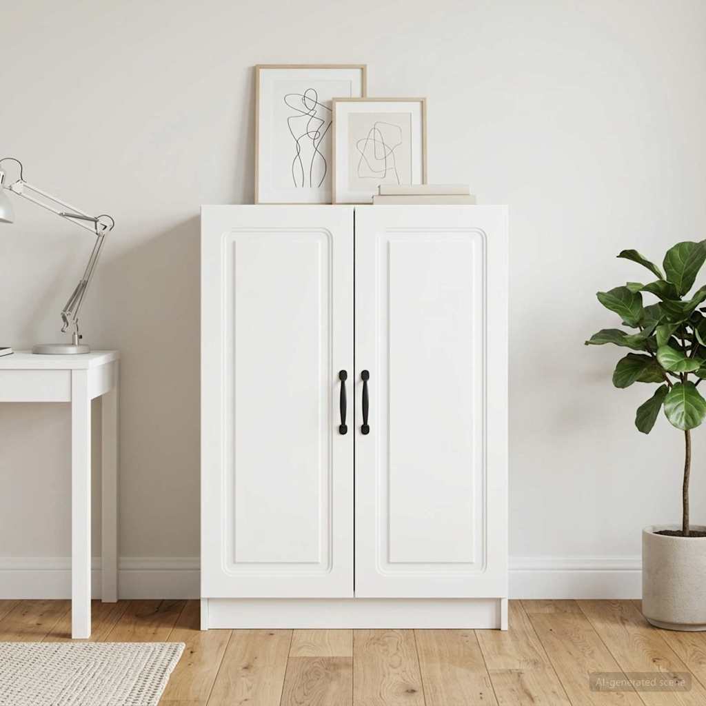 vidaXL Bufet Biały 66 x 34,5 x 87 cm Drewno inżynieryjne