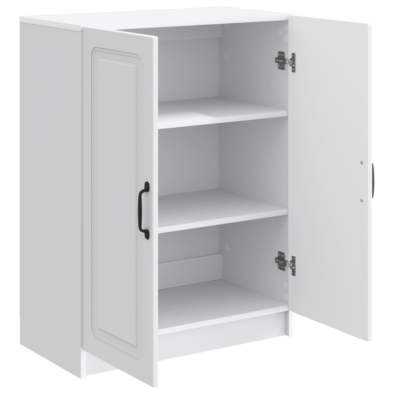 vidaXL Bufet Biały 66 x 34,5 x 87 cm Drewno inżynieryjne