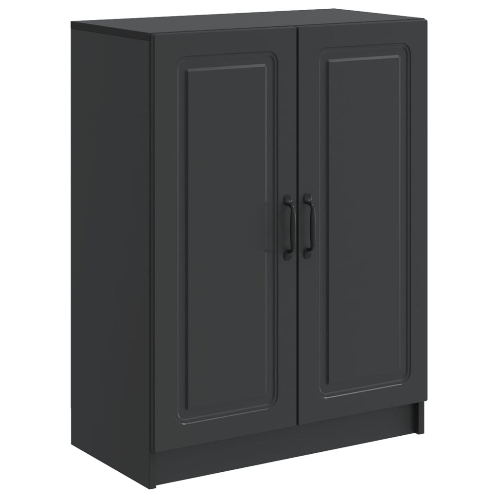 vidaXL Bufet Czarny 66 x 34,5 x 87 cm Drewno inżynieryjne