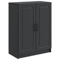 vidaXL Bufet Czarny 66 x 34,5 x 87 cm Drewno inżynieryjne