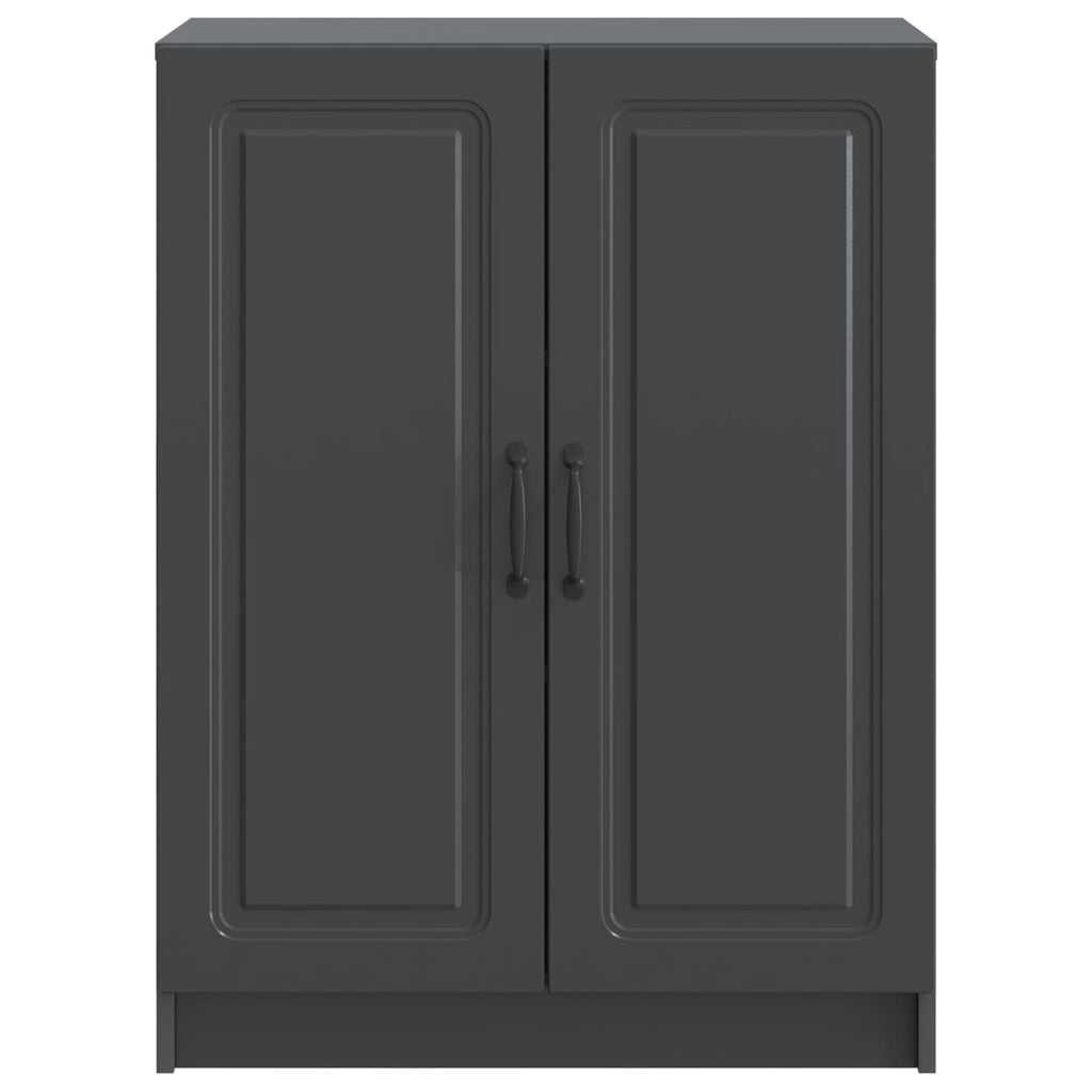 vidaXL Bufet Czarny 66 x 34,5 x 87 cm Drewno inżynieryjne