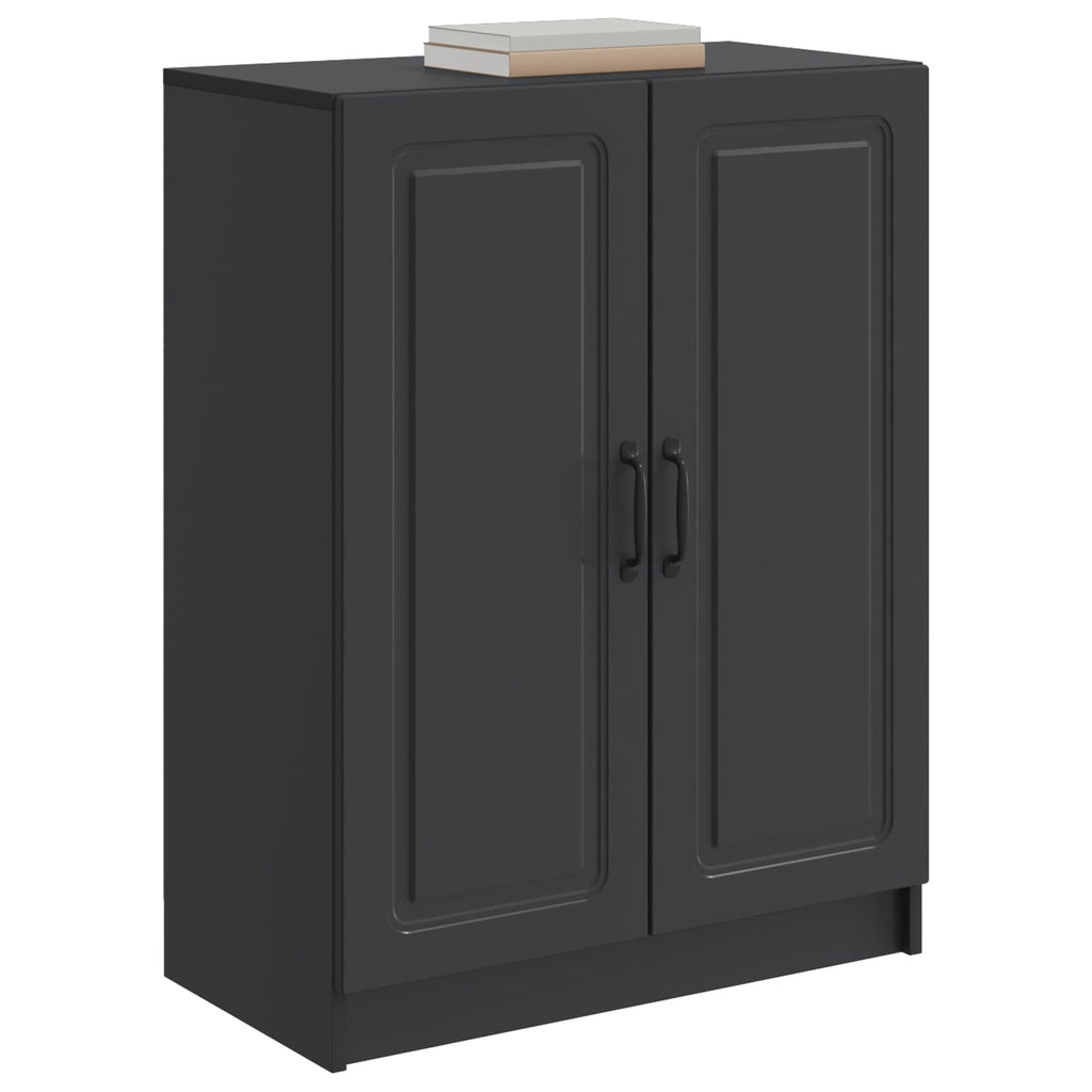 vidaXL Bufet Czarny 66 x 34,5 x 87 cm Drewno inżynieryjne