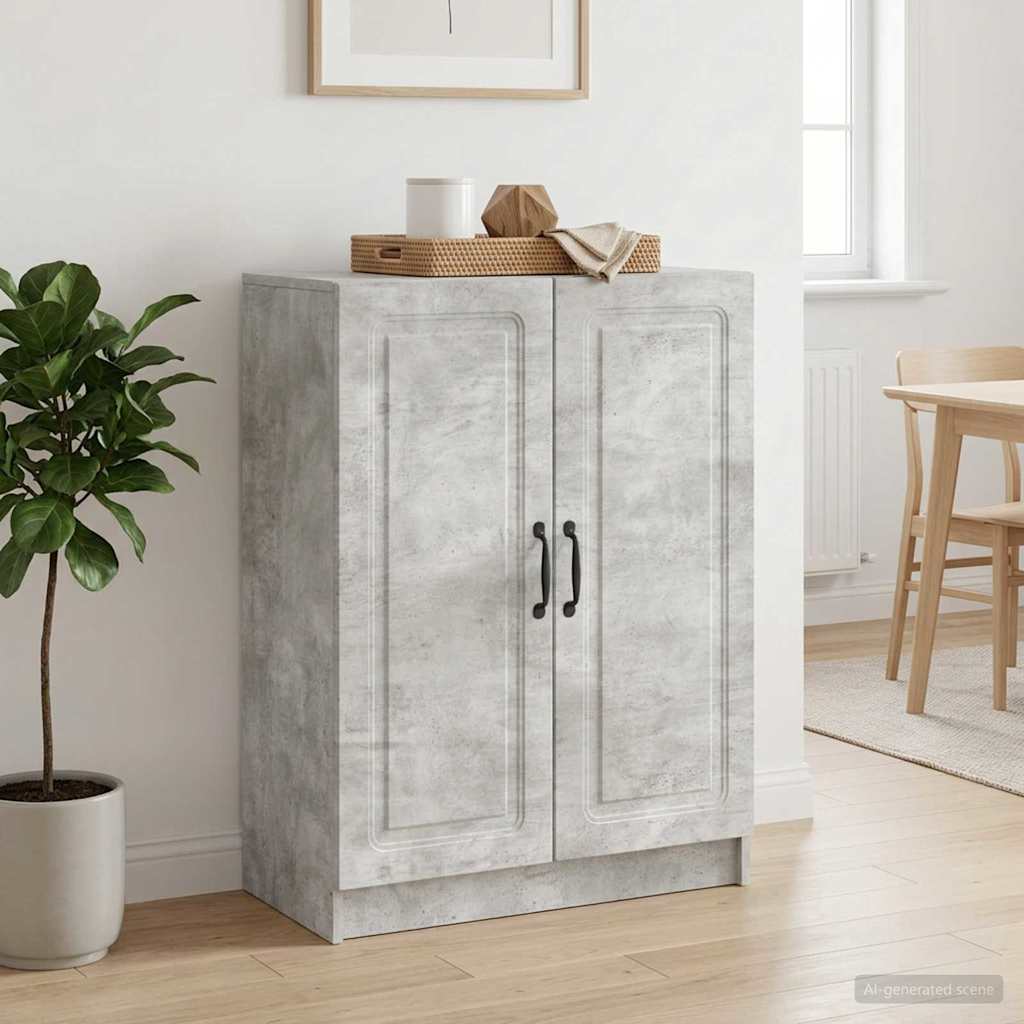 vidaXL Bufet Betonowy szary 66 x 34,5 x 87 cm Drewno inżynieryjne