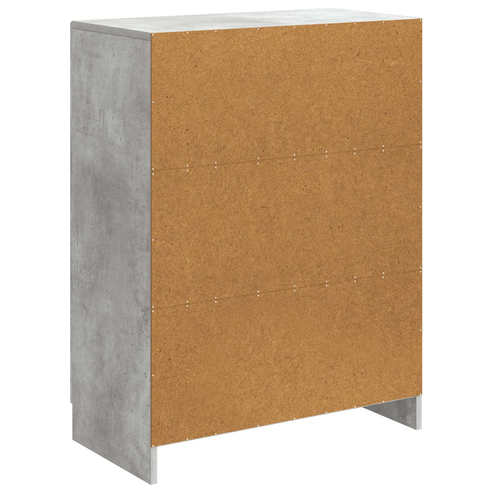 vidaXL Bufet Betonowy szary 66 x 34,5 x 87 cm Drewno inżynieryjne