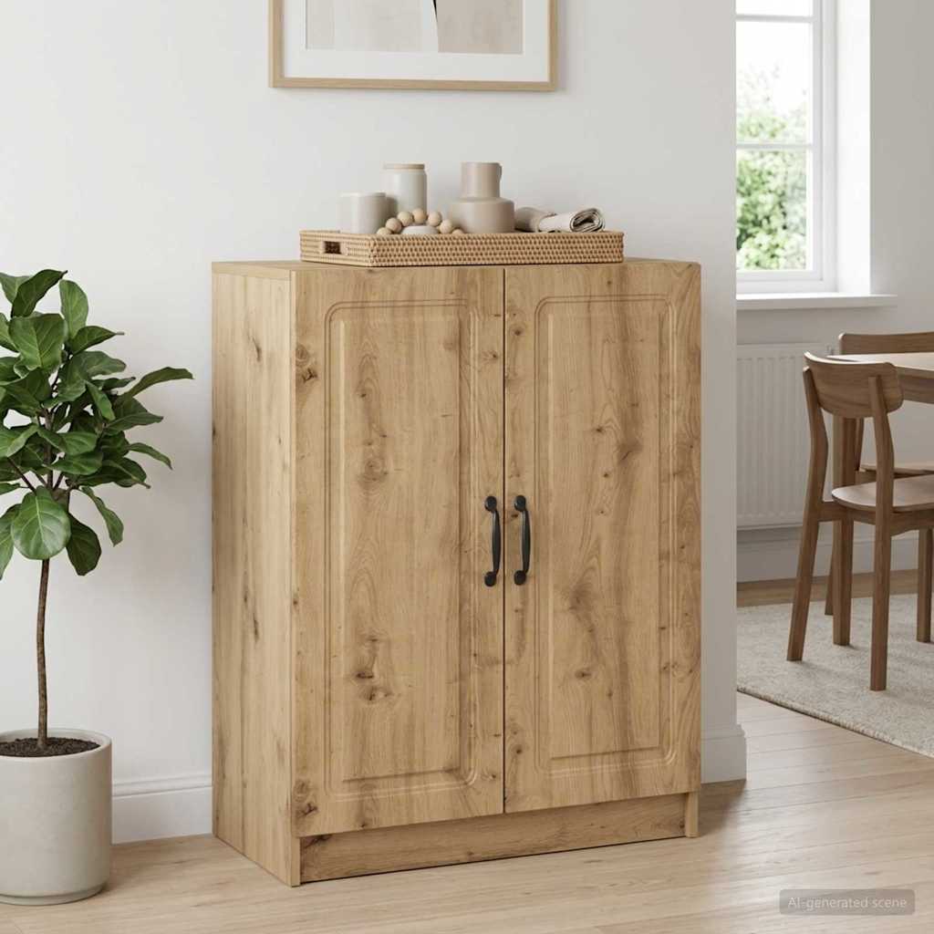 vidaXL Bufet Dąb artisan 66 x 34,5 x 87 cm Drewno inżynieryjne