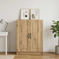 vidaXL Bufet Dąb artisan 66 x 34,5 x 87 cm Drewno inżynieryjne