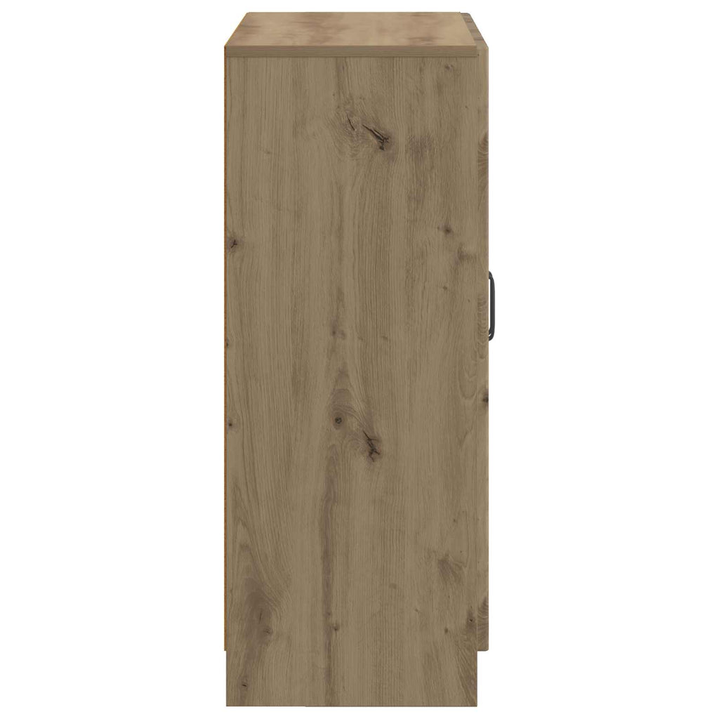 vidaXL Bufet Dąb artisan 66 x 34,5 x 87 cm Drewno inżynieryjne
