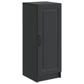 vidaXL Bufet Czarny 33 x 34,5 x 87 cm Drewno inżynieryjne