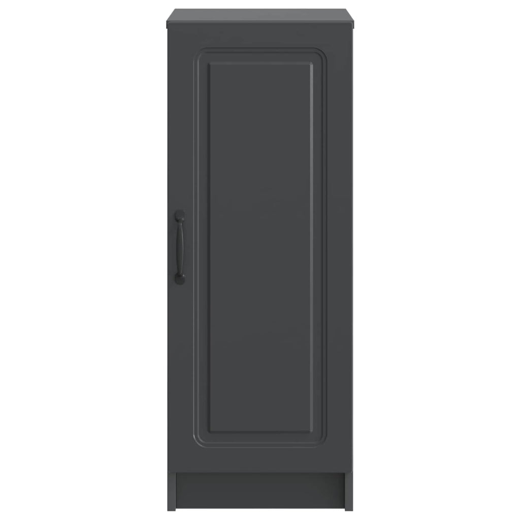 vidaXL Bufet Czarny 33 x 34,5 x 87 cm Drewno inżynieryjne